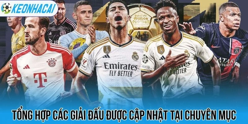 Tổng hợp các giải đấu được cập nhật tại chuyên mục