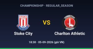 Stoke City FC vs Charlton Athletic FC